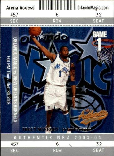 Amazon.com: 2003-04 Fleer Authentix #59 Tracy McGrady NBA